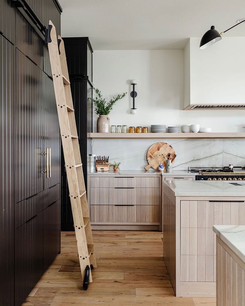 Rustic Kitchen Ladder