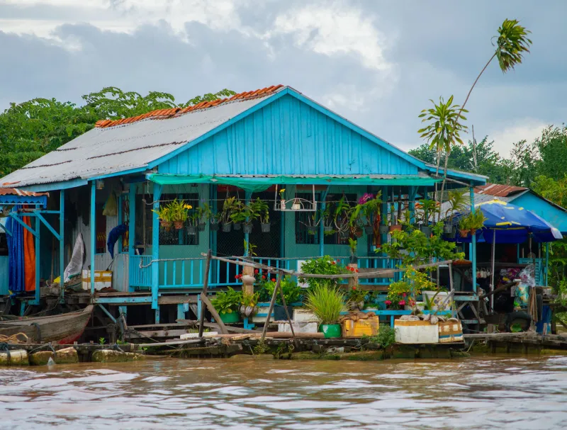 Mekong River Floating Home