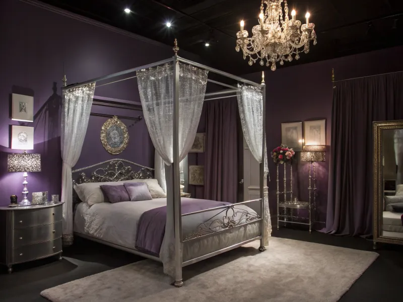 Gothic Glamour Bedroom