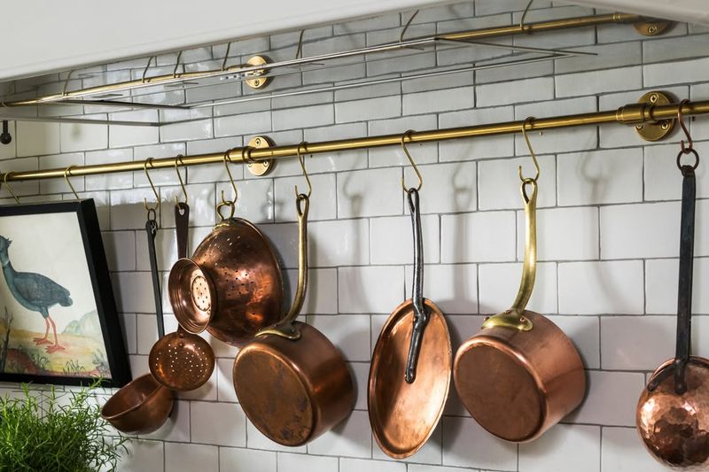 Wall-Mounted Pot Rack