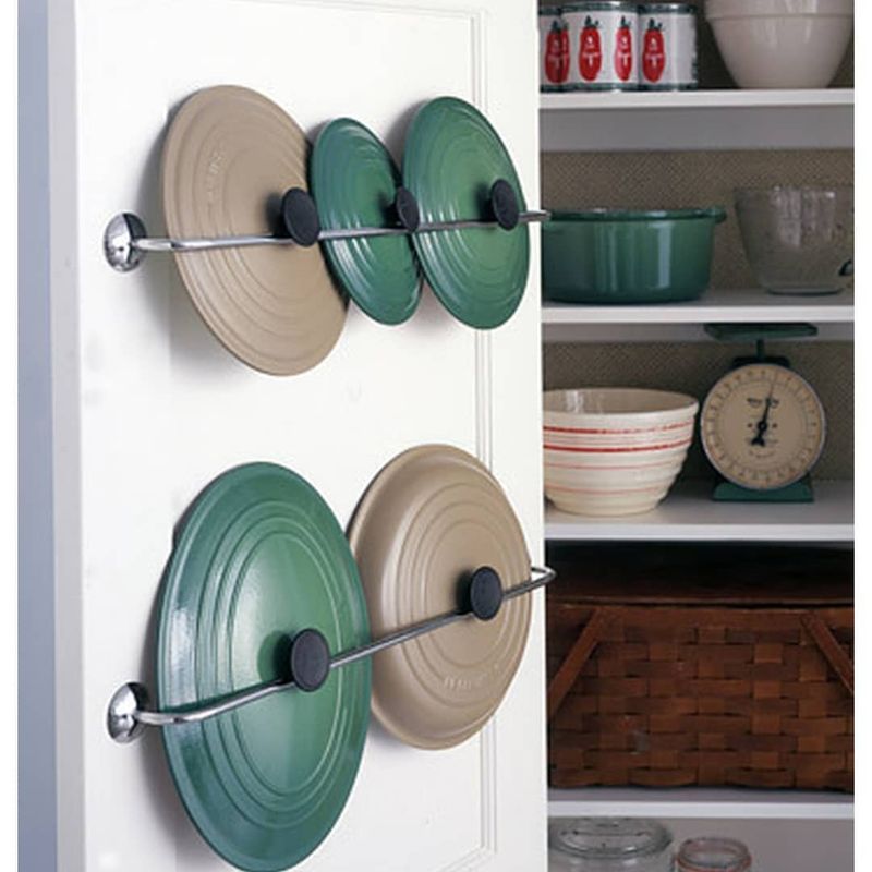 Hanging Pot Lid Organizer