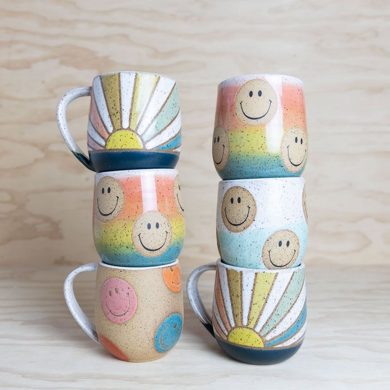 Colorful Ceramic Mugs