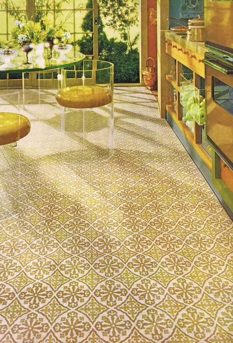 Patterned Linoleum Floors