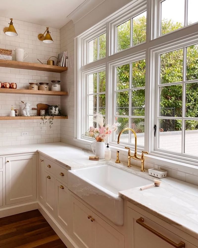 Install a Farmhouse Sink