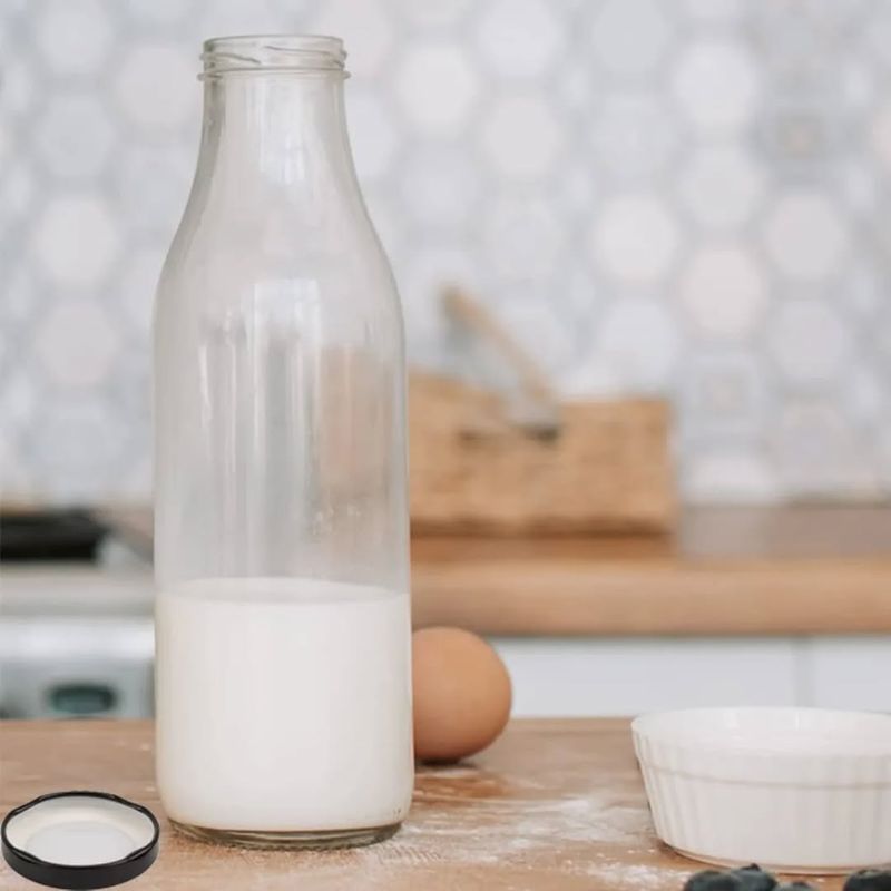 Glass Milk Bottle