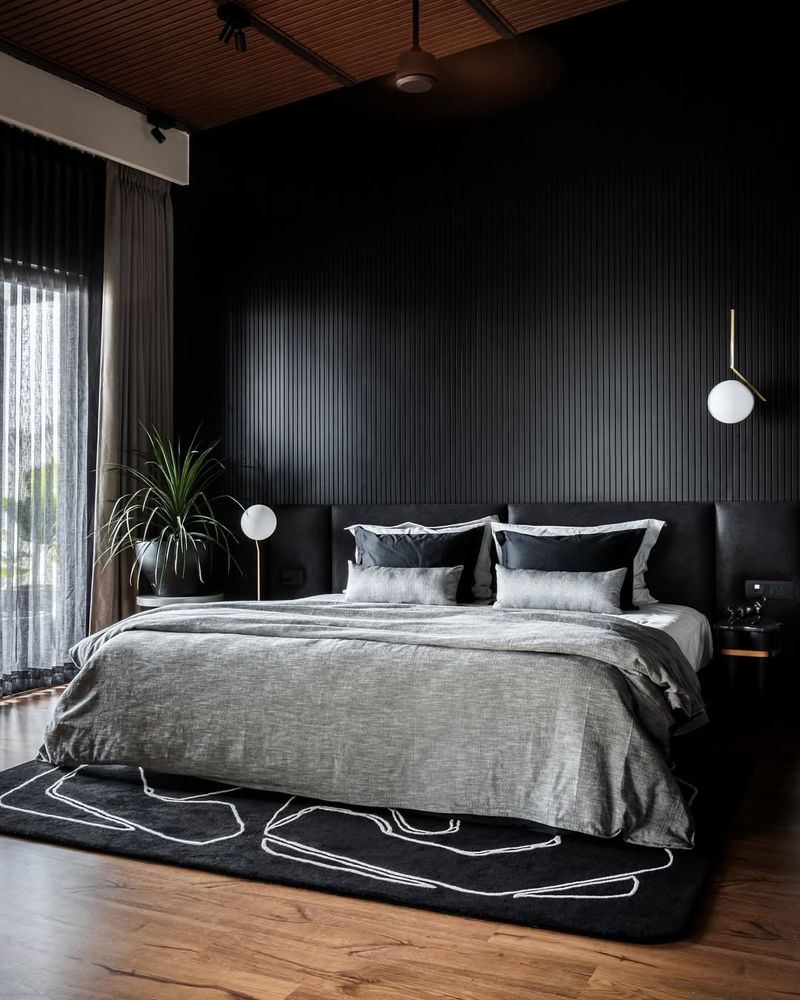 Sophisticated Black Bedroom