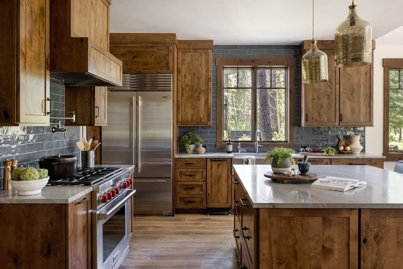 Rustic Wooden Cabinets