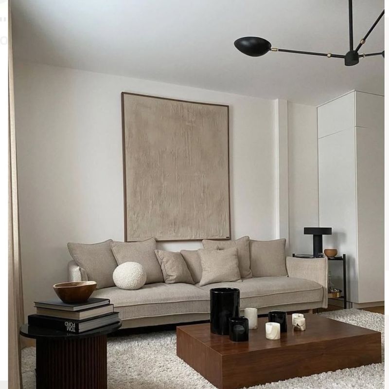 Warm Taupe Living Room