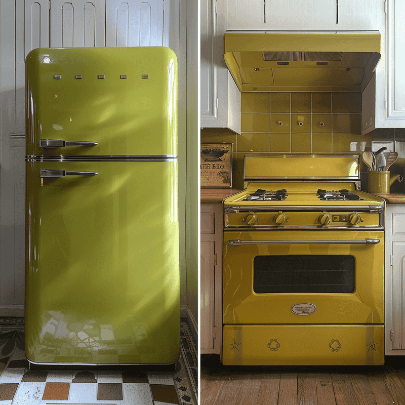 Avocado Green Appliances