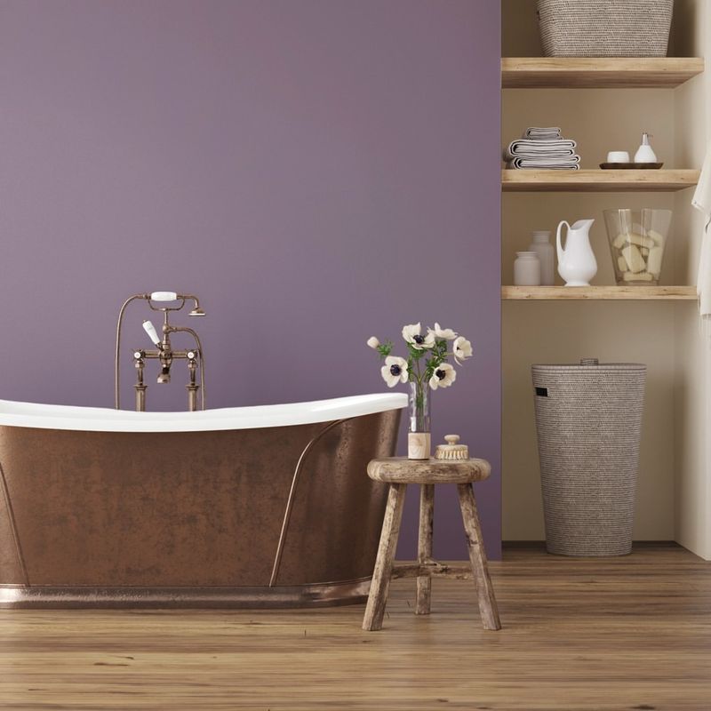 Subtle Lavender Bathroom