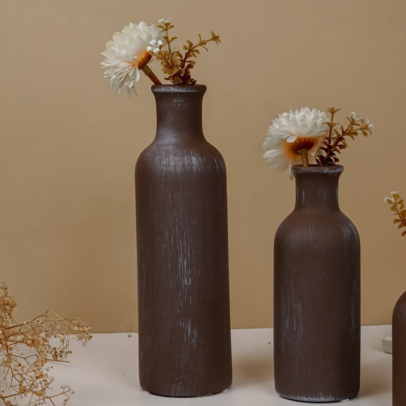 Brown Ceramic Vases