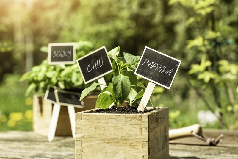 Chalkboard Herb Labels