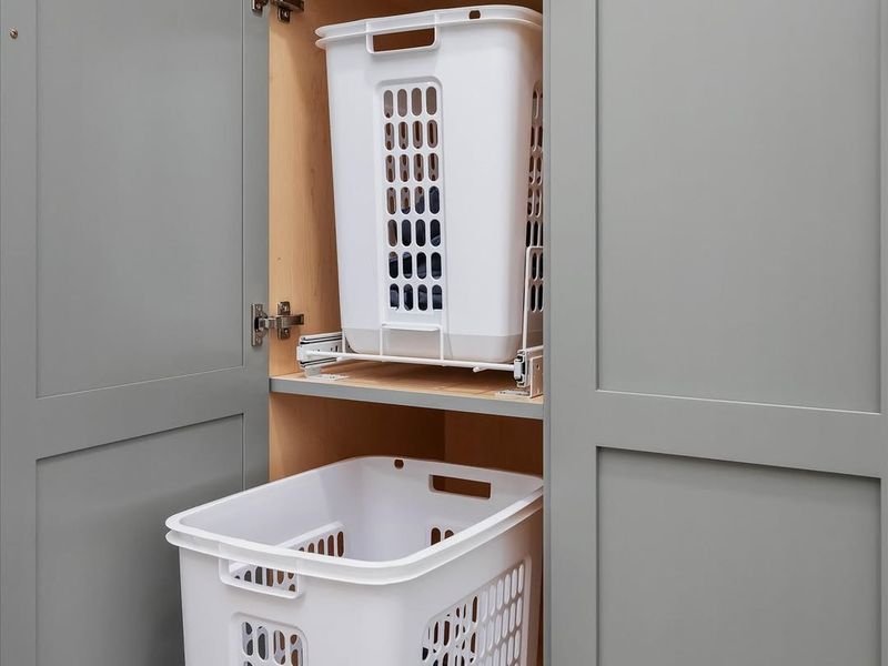 Hidden Laundry Hampers