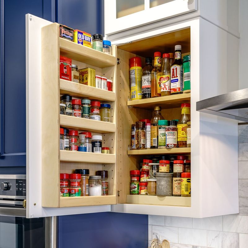 Cabinet Door Spice Rack