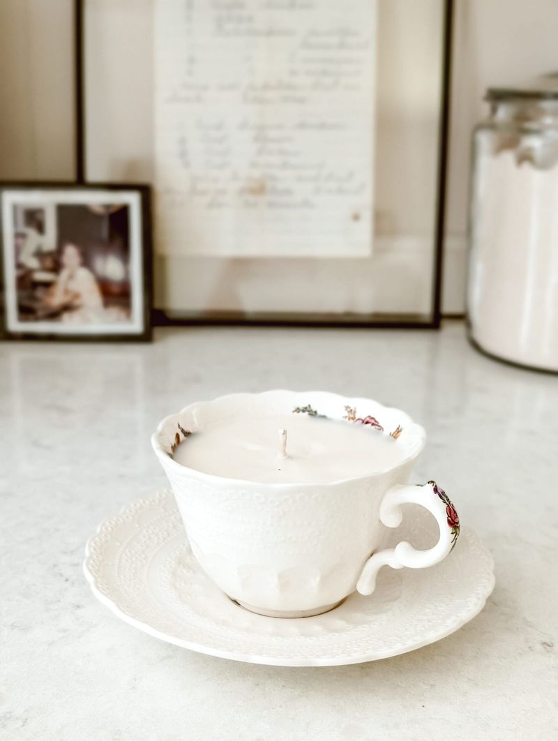 Vintage Teacup Candles