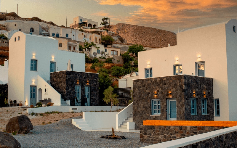 The Black House, Santorini, Greece