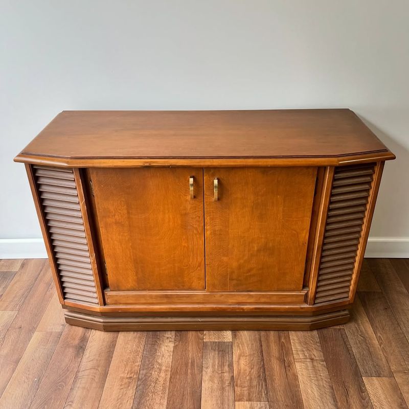 Wooden TV Stands with Cabinets