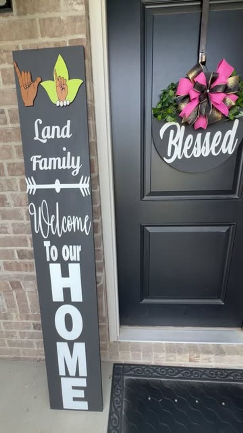 Personalized Welcome Sign