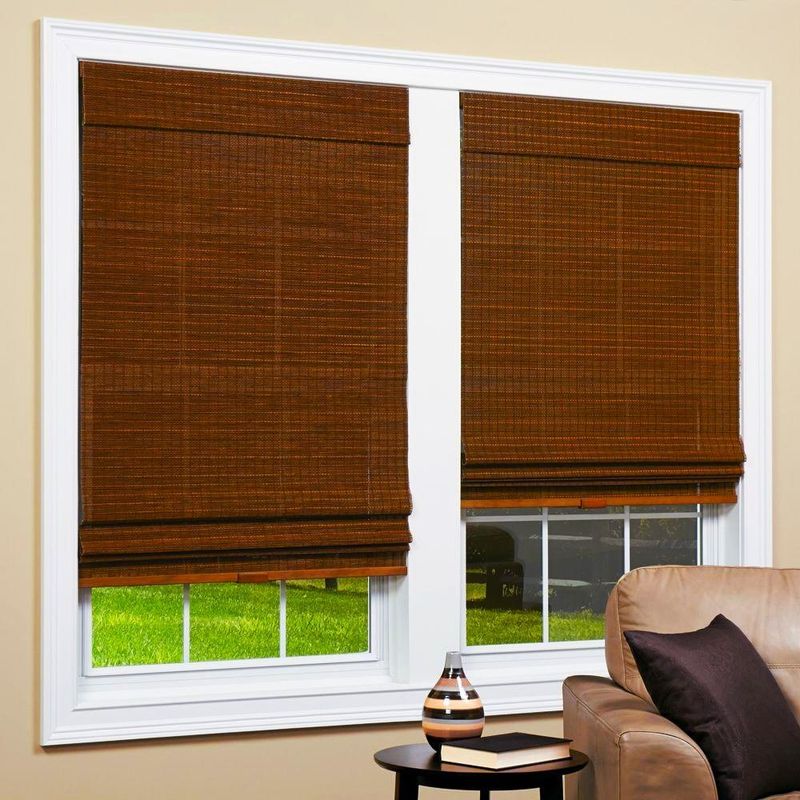 Brown Bamboo Blinds