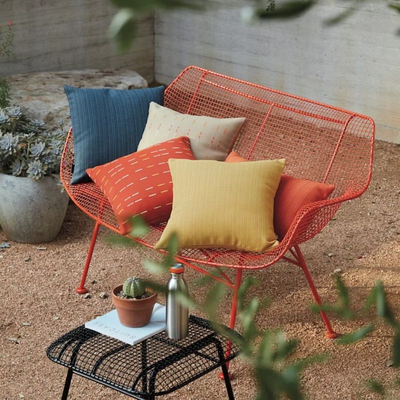 Mismatched Outdoor Cushions