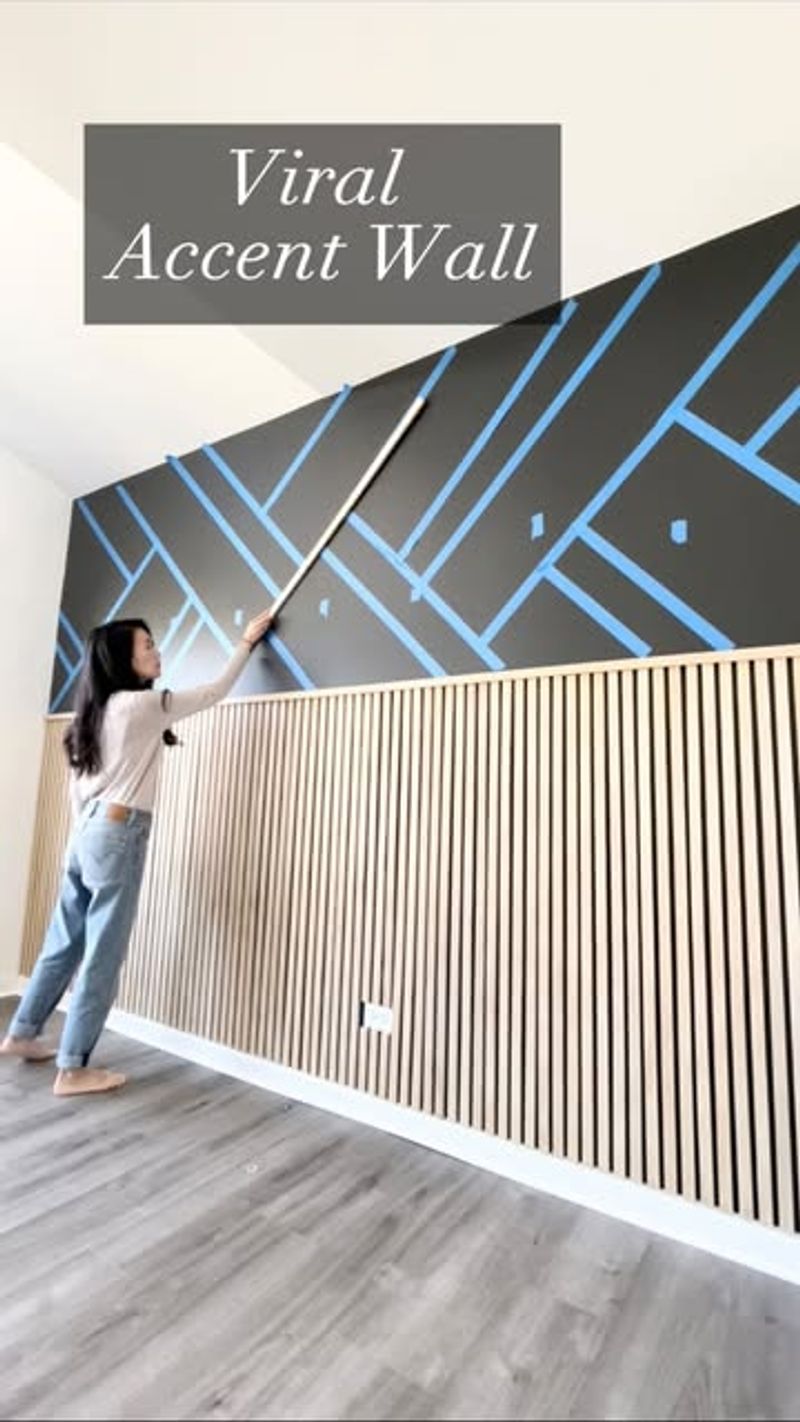 Create a Statement Wall with Painter’s Tape