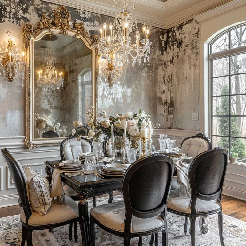 Ornate Mirror Focal Point