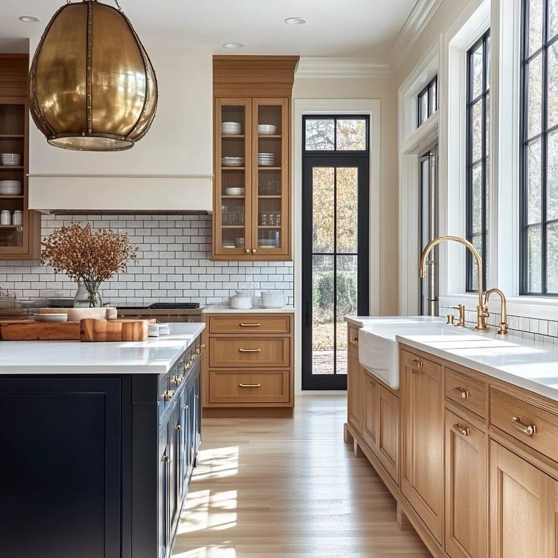 Two-Tone Kitchen Island