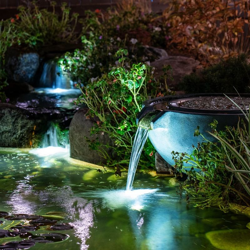 Illuminated Water Feature