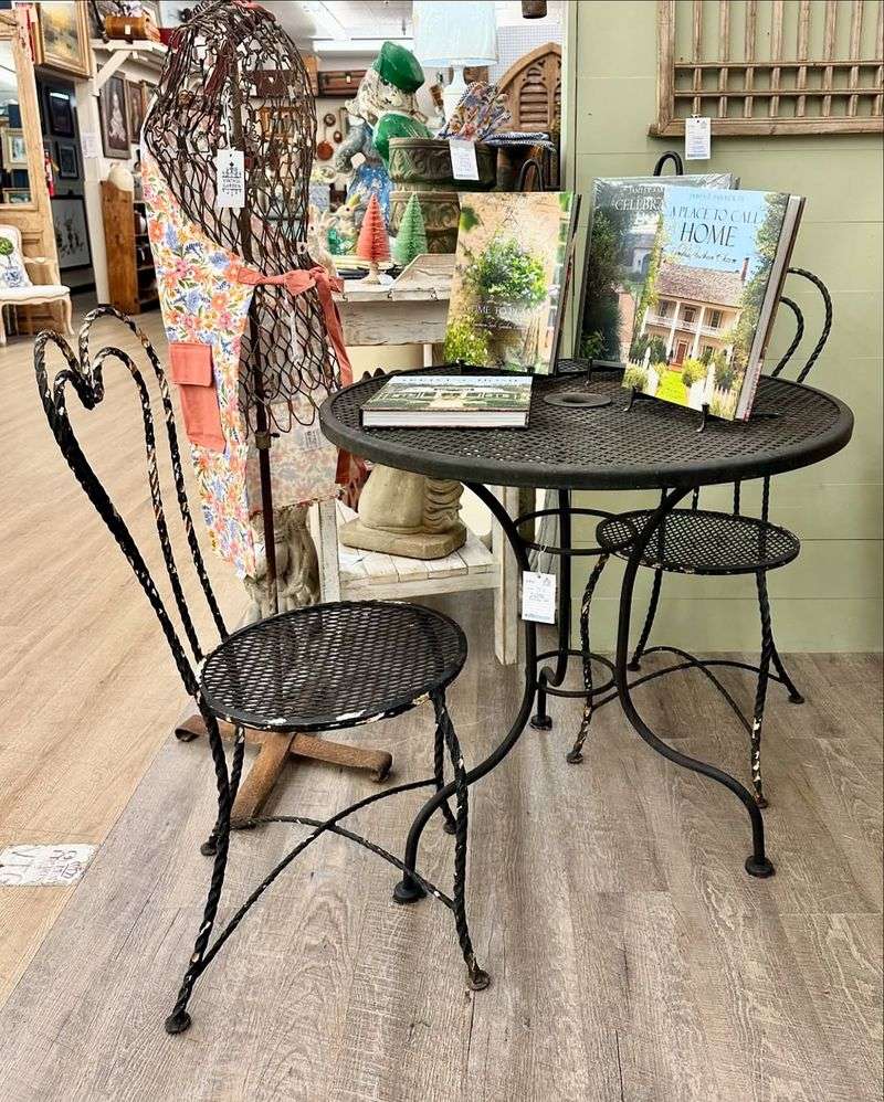 Weathered Iron Tables