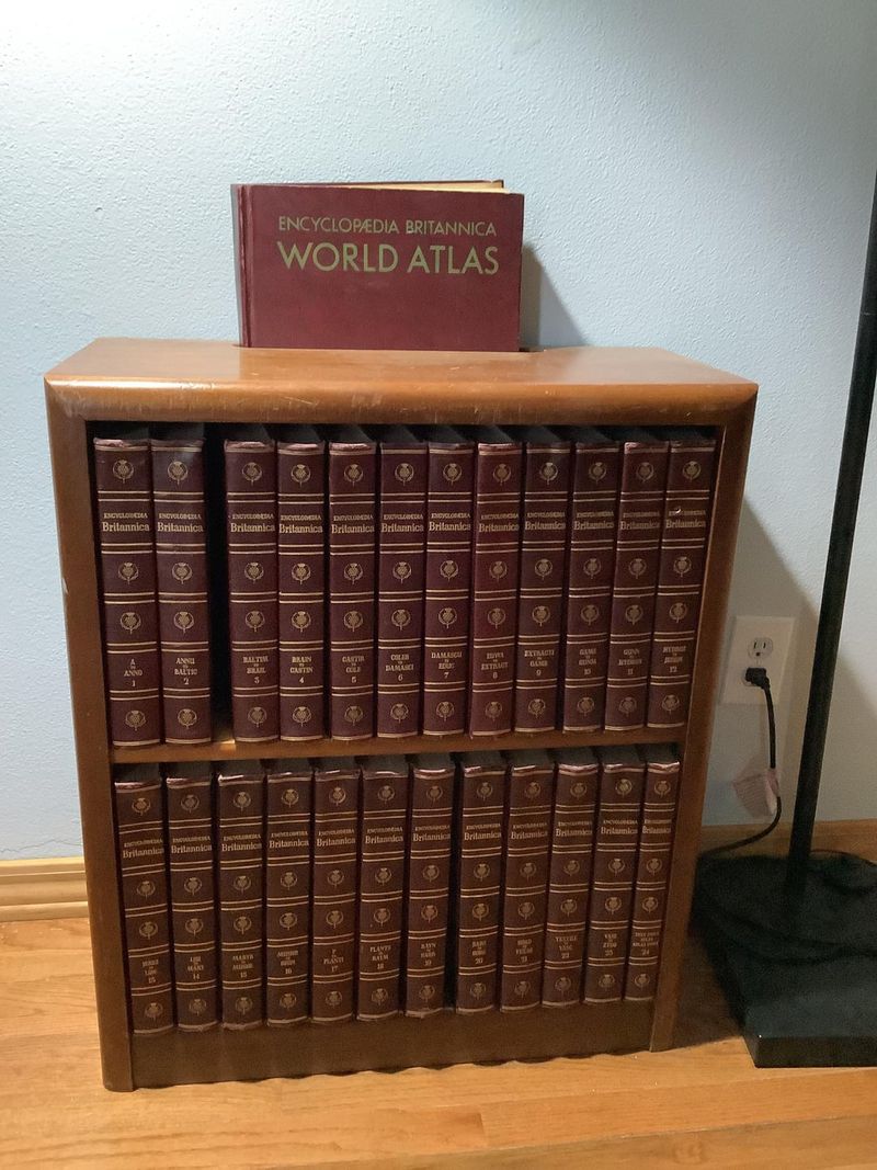 Encyclopedias Gathering Dust