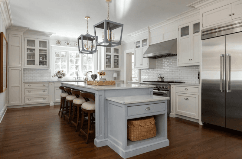All-White Kitchens