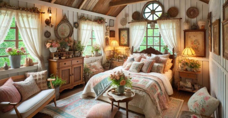 16 Expert Steps To Organizing A Cottagecore Bedroom To Help Embrace The Rustic Charm