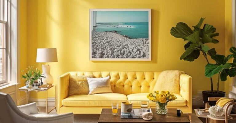 16 Reasons We’re All Drawn To Yellow Living Rooms Right Now