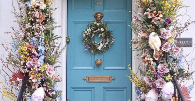 16 Stunning Easter Entryway Ideas To Make A Lasting Impression