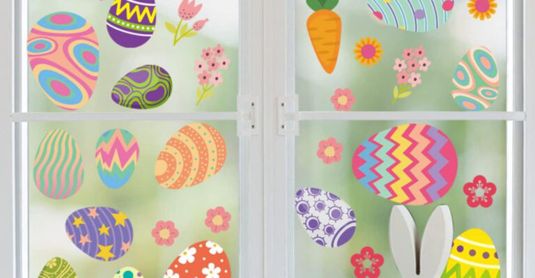 17 Creative Window Easter Decorating Ideas