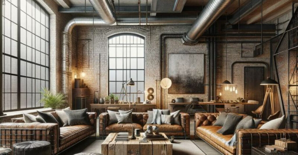 Picture of 17 Industrial Living Room Ideas That Make A Statement