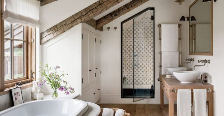 20 Country Bathroom Ideas That Will Transport You To Greener Pastures