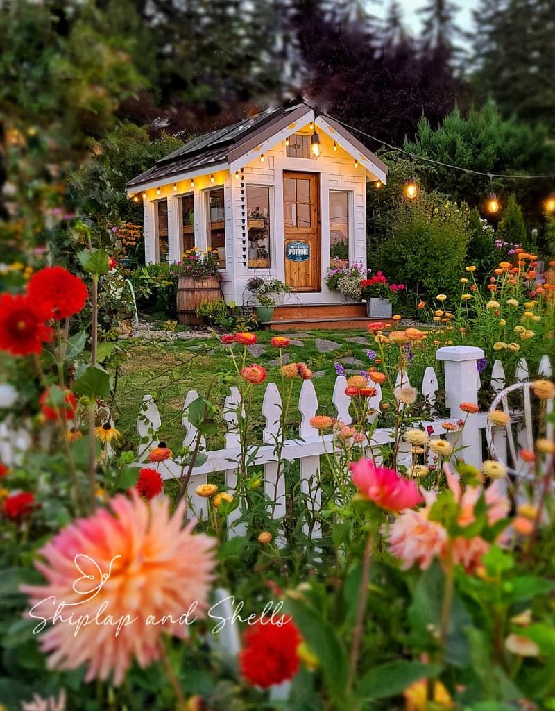 Whimsical Garden Cottage