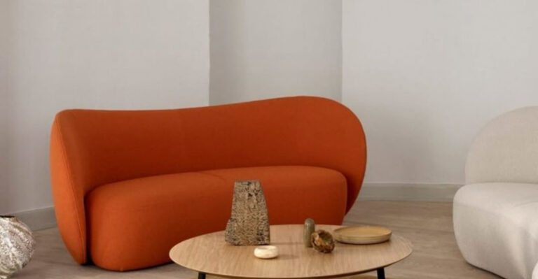 24 Creative Living Room With Orange Couch Ideas