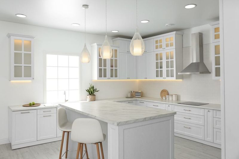 All-White Kitchens