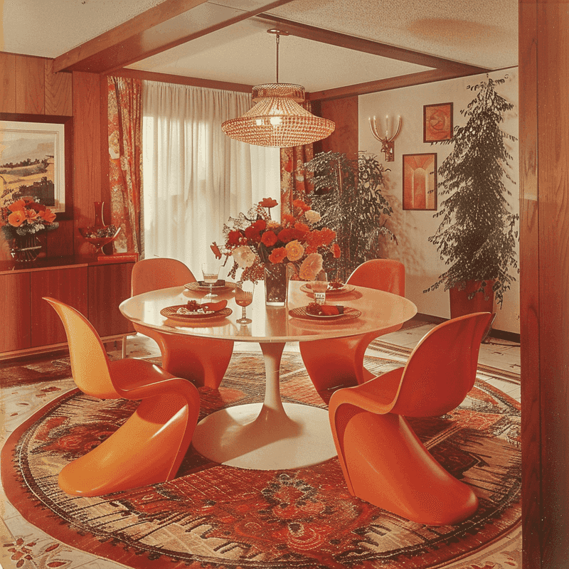 The Formal Dining Room Tucked Behind The Kitchen