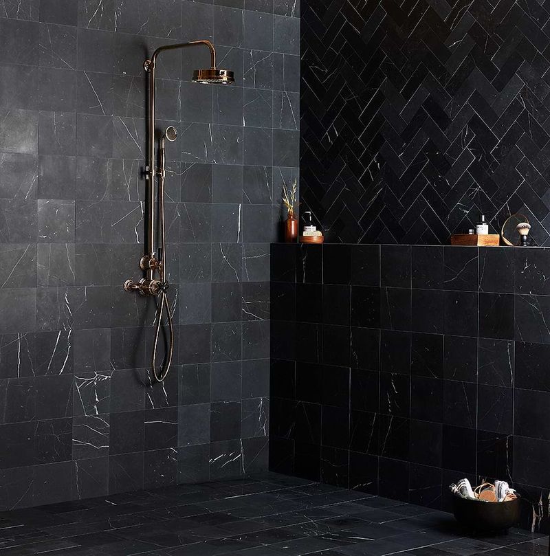Dark Tiles That Shrink The Space
