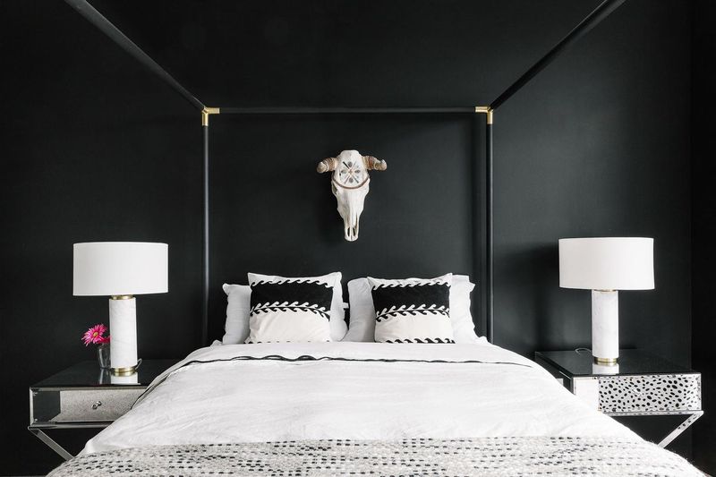 Charcoal and Black Walls