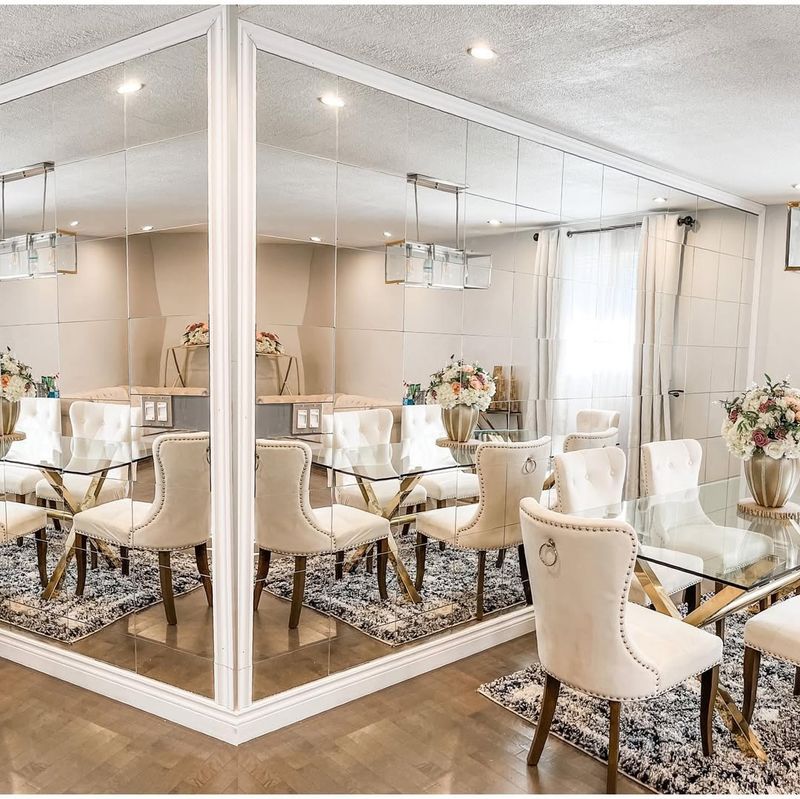 Mirrored Walls: The Reflective Illusion