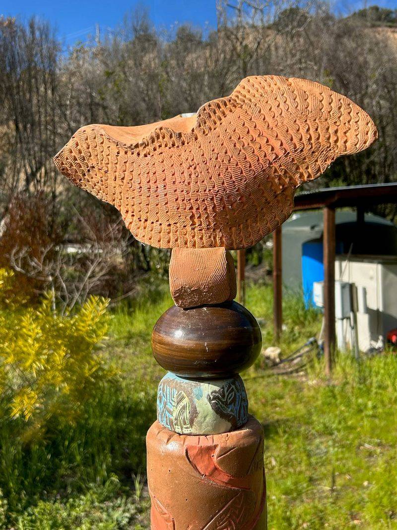 Playful Garden Totem Poles