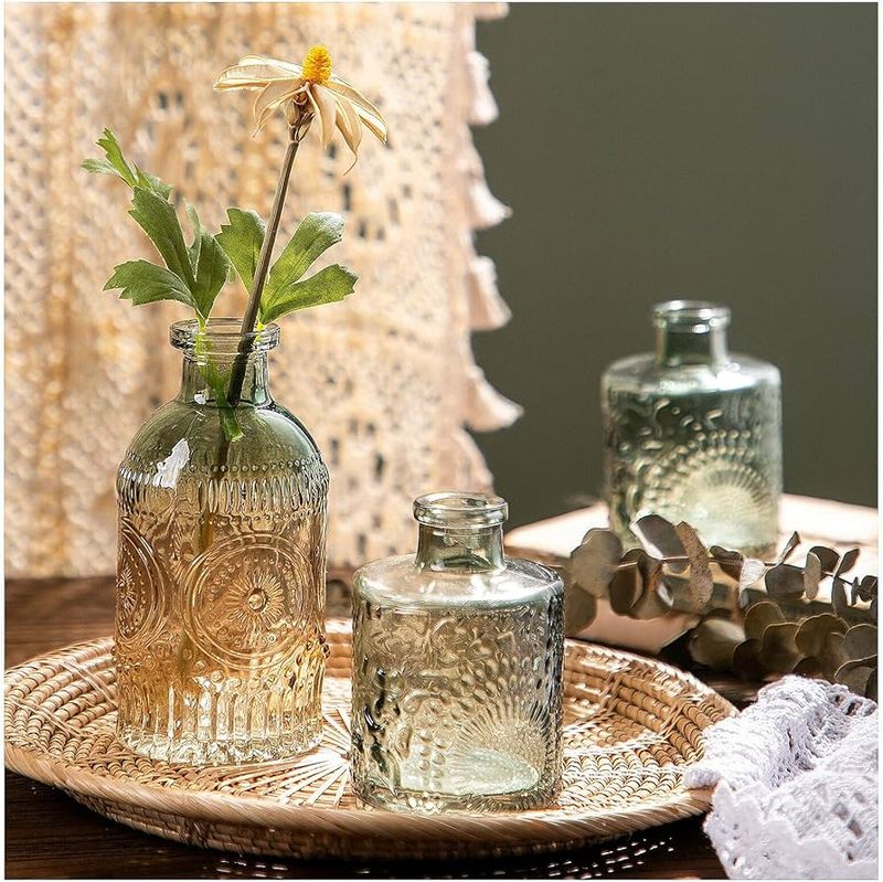 WILDMOS Glass Bud Vase Set of 3 – $14