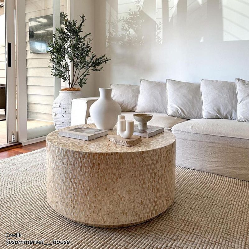 Use A Round Coffee Table