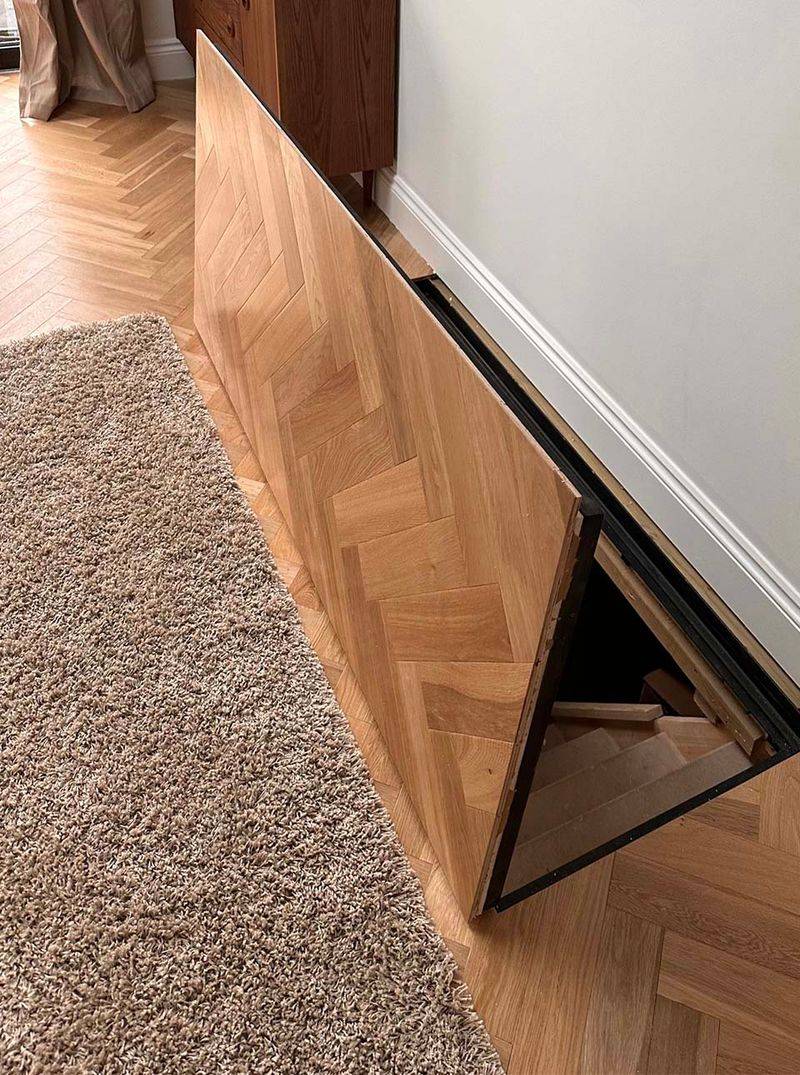 Floor Hatches Beneath Rugs