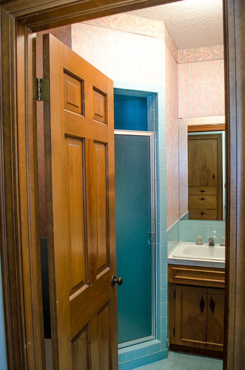 An Oddly Placed Powder Room That No One Uses