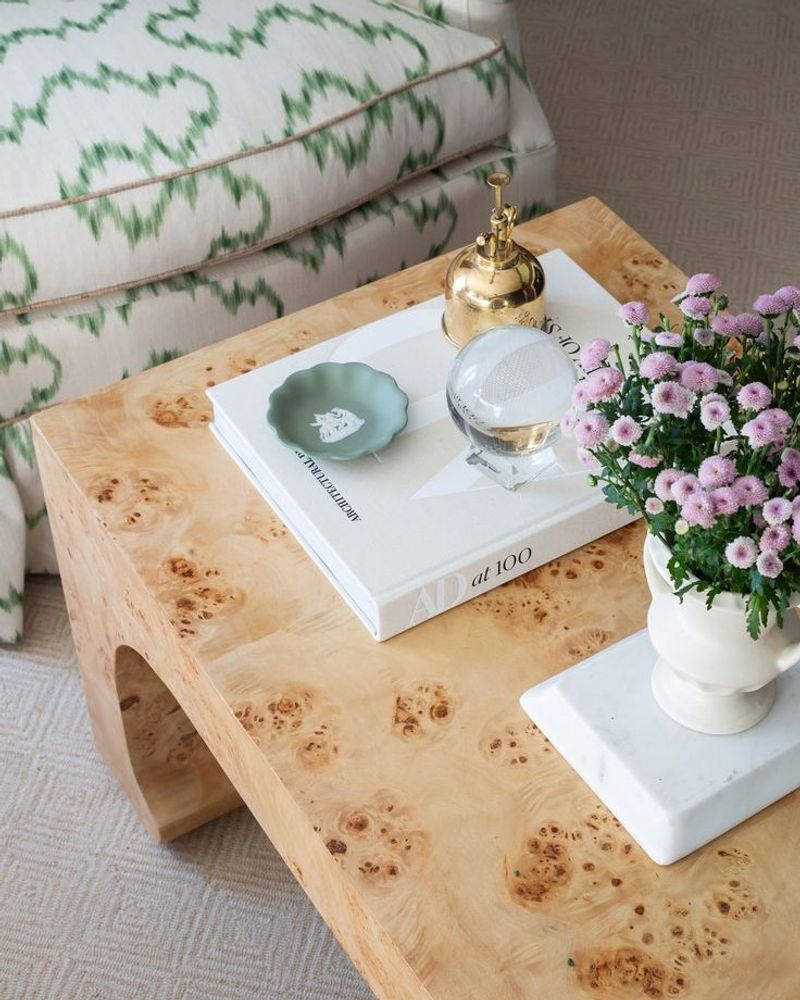 Burl Wood Coffee Table